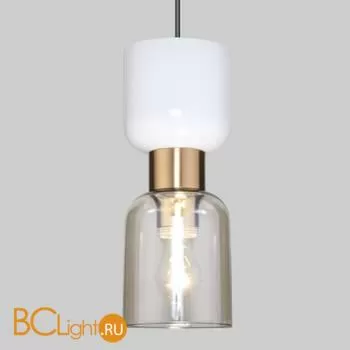 Подвесной светильник Eurosvet Tandem 50118/1 латунь - Фото 0