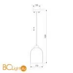 Подвесной светильник Eurosvet Tandem 50119/1 никель - Фото 1