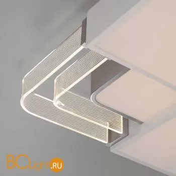 Потолочный светильник Eurosvet Target 90182/1 белый / серебро - Фото 0