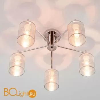 Потолочная люстра Eurosvet Tela 70109/5 хром - Фото 2