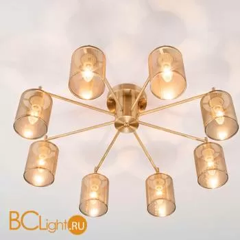 Потолочная люстра Eurosvet Tela 70109/8 античная бронза - Фото 0