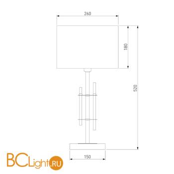 Настольная лампа Eurosvet Telesta 01063/1 - Схема