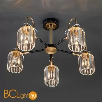 Люстра Eurosvet Tenia 70090/5 черный - Фото 2