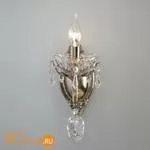 Бра Eurosvet Teodore 10103/1 античная бронза/прозрачный хрусталь Strotskis - Фото 0