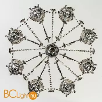 Люстра Eurosvet Teodore 10103/8 хром/дымчатый хрусталь Strotskis - Фото 4