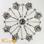 Люстра Eurosvet Teodore 10103/8 хром/дымчатый хрусталь Strotskis - Фото 4