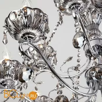 Люстра Eurosvet Teodore 10103/12 хром/дымчатый хрусталь Strotskis - Фото 2