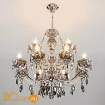 Люстра Eurosvet Teodore 10103/12 хром/дымчатый хрусталь Strotskis - Фото 0