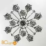 Люстра Eurosvet Teodore 10103/12 хром/дымчатый хрусталь Strotskis - Фото 5