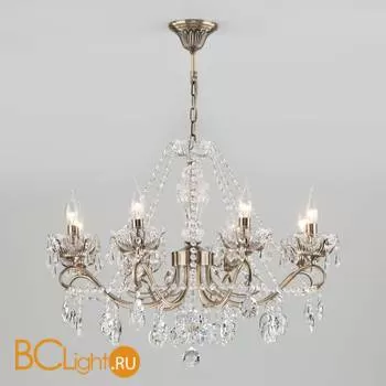 Люстра Eurosvet Teodore 10103/8 античная бронза/прозрачный хрусталь Strotskis