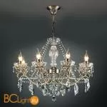 Люстра Eurosvet Teodore 10103/8 античная бронза/прозрачный хрусталь Strotskis - Фото 7