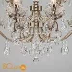 Люстра Eurosvet Teodore 10103/12 античная бронза/прозрачный хрусталь Strotskis - Фото 5