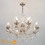 Люстра Eurosvet Teodore 10103/12 античная бронза/прозрачный хрусталь Strotskis - Фото 1