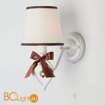 Бра Eurosvet Terry 60066/1 белый/коричневый - Фото 0