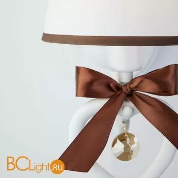 Бра Eurosvet Terry 60066/1 белый/коричневый - Фото 2