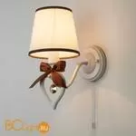 Бра Eurosvet Terry 60066/1 белый/коричневый - Фото 1