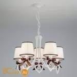 Люстра Eurosvet Terry 60066/5 белый/коричневый - Фото 0