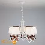 Люстра Eurosvet Terry 60066/5 белый/коричневый - Фото 1