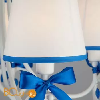 Люстра Eurosvet Terry 60066/5 белый/синий - Фото 4