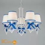 Люстра Eurosvet Terry 60066/5 белый/синий