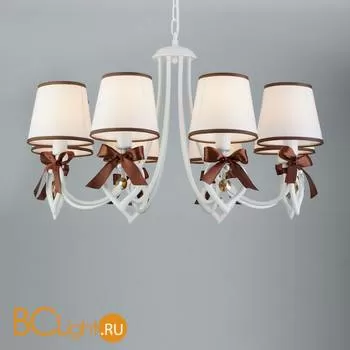 Люстра Eurosvet Terry 60066/8 белый/коричневый