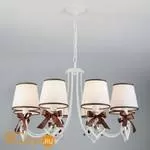 Люстра Eurosvet Terry 60066/8 белый/коричневый - Фото 0