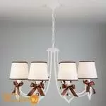 Люстра Eurosvet Terry 60066/8 белый/коричневый - Фото 1