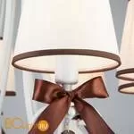 Люстра Eurosvet Terry 60066/8 белый/коричневый - Фото 3