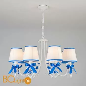 Люстра Eurosvet Terry 60066/8 белый/синий - Фото 1
