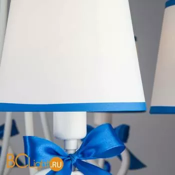 Люстра Eurosvet Terry 60066/8 белый/синий - Фото 3