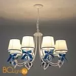 Люстра Eurosvet Terry 60066/8 белый/синий - Фото 4