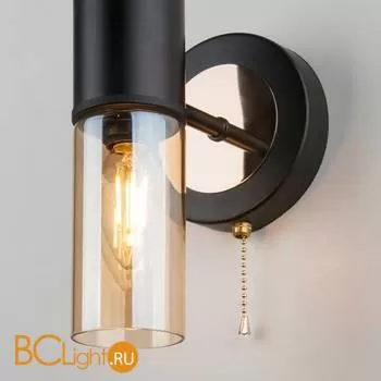 Настенный светильник Eurosvet Tesoro 70125/1 черный - Фото 1