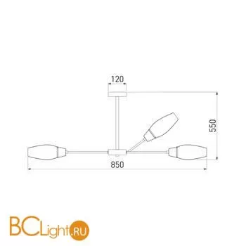 Люстра Eurosvet Thalia 60140/9 золото - Фото 2