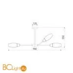 Люстра Eurosvet Thalia 60140/12 сатин-никель - Фото 2