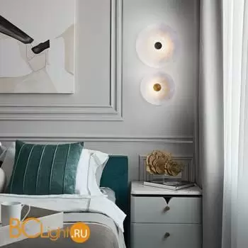 Настенный светильник Eurosvet Thasos new 40341 LED латунь a066531 - Фото 2