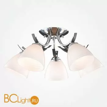 Потолочная люстра Eurosvet Tiana 30103/5 хром/венге