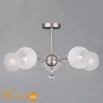 Потолочная люстра Eurosvet Tondo 70095/5 сатин-никель - Фото 0