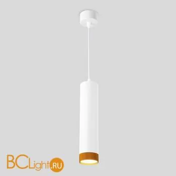 Подвесной светильник Eurosvet Tony 50164/1 LED белый / золото - Фото 2