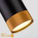 Подвесной светильник Eurosvet Tony 50164/1 LED черный / золото - Фото 0