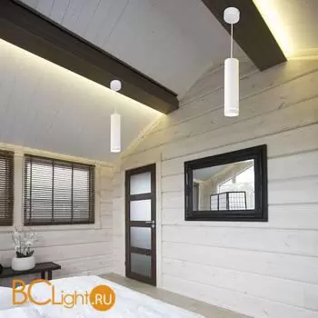 Подвесной светильник Eurosvet Topper DLR023 12W 4200K белый матовый a055626 - Фото 1