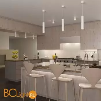 Подвесной светильник Eurosvet Topper DLR023 12W 4200K белый матовый a055626 - Фото 3