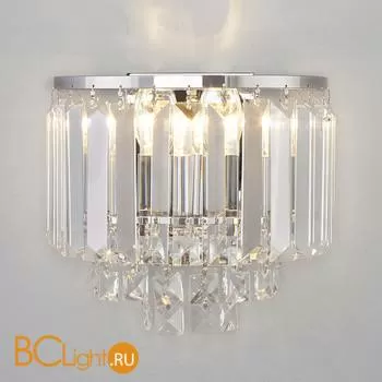 Настенный светильник Eurosvet Torreta 10105/2 хром/прозрачный хрусталь Strotskis