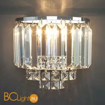 Настенный светильник Eurosvet Torreta 10105/2 хром/прозрачный хрусталь Strotskis - Фото 1