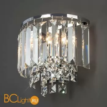 Настенный светильник Eurosvet Torreta 10105/2 хром/прозрачный хрусталь Strotskis - Фото 0