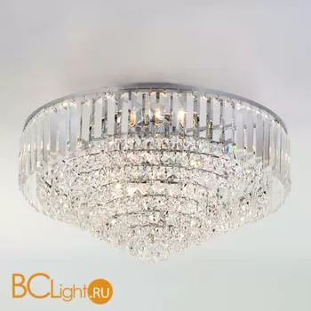 Потолочный светильник Eurosvet Torreta 10105/9 хром/прозрачный хрусталь Strotskis