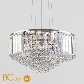 Подвесной светильник Eurosvet Torreta 10105/5 хром/прозрачный хрусталь Strotskis