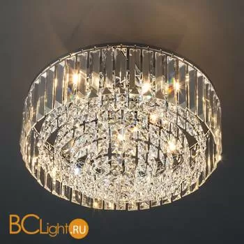 Подвесной светильник Eurosvet Torreta 10105/5 хром/прозрачный хрусталь Strotskis - Фото 4