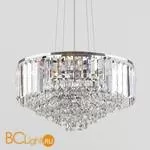 Подвесной светильник Eurosvet Torreta 10105/5 хром/прозрачный хрусталь Strotskis