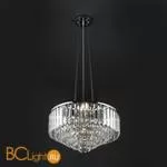 Подвесной светильник Eurosvet Torreta 10105/5 хром/прозрачный хрусталь Strotskis - Фото 0