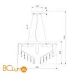 Люстра Eurosvet Torreta 10121/5 хром - Фото 2